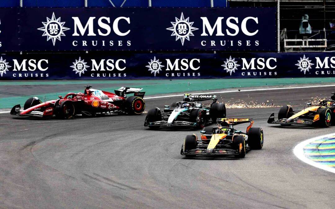 索伯车队险胜法拉利，诺里斯扛起全队